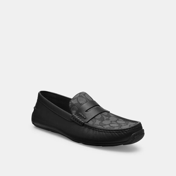 COACH Liam Driver In Signature Jacquard Shoes main image 5